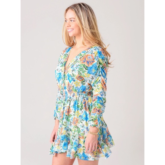 Anthropologie MISA Floral Mini Dress - Picture 3 of 9